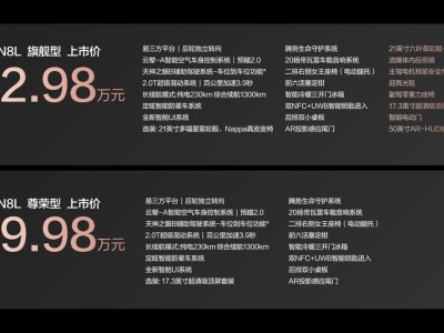 騰勢N8L上市：29.98萬起享超安全大六座，科技豪華定義家庭出行新體驗
