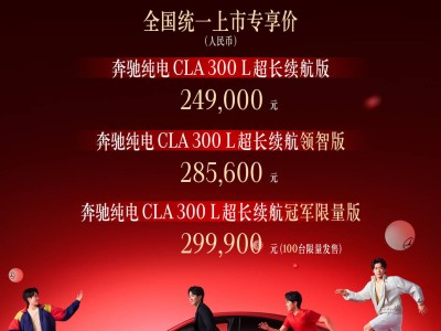 奔馳純電CLA上市：24.9萬起售續(xù)航866公里，豪華電車性價比幾何？