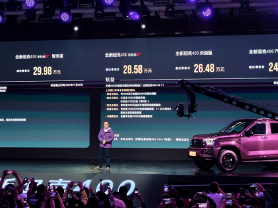 硬派越野新標桿！全新坦克400上市，24.98萬起解鎖全場景智駕越野新體驗