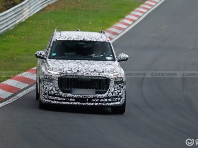 奧迪Q9霍希版海外路試曝光，4.0T V8+48V輕混，2026年亮相對標豪華旗艦