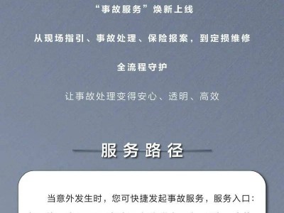 比亞迪APP新增事故服務(wù)功能,出險(xiǎn)后全流程守護(hù)助用戶無憂
