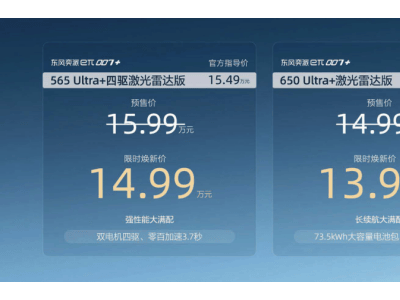 東風奕派eπ007+上市：13.99萬起享百萬級性能，智能安全雙在線