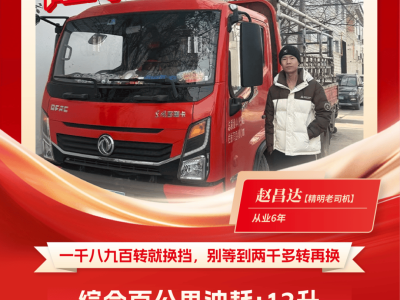 安全為先載重強,節油有道東風伴——趙昌達的東風多利卡康陸威購車故事