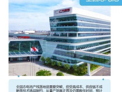 全固態電池:從實驗室到量產的跨越,普及之路挑戰與希望并存