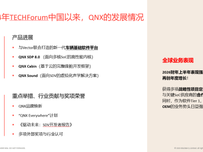 QNX以創新破局:降本增效協同發展,構建人才生態賦能汽車行業未來