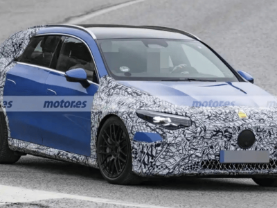 純電奔馳AMG CLA獵裝版諜照首現，四驅雙電機+800V快充，2027年將登場